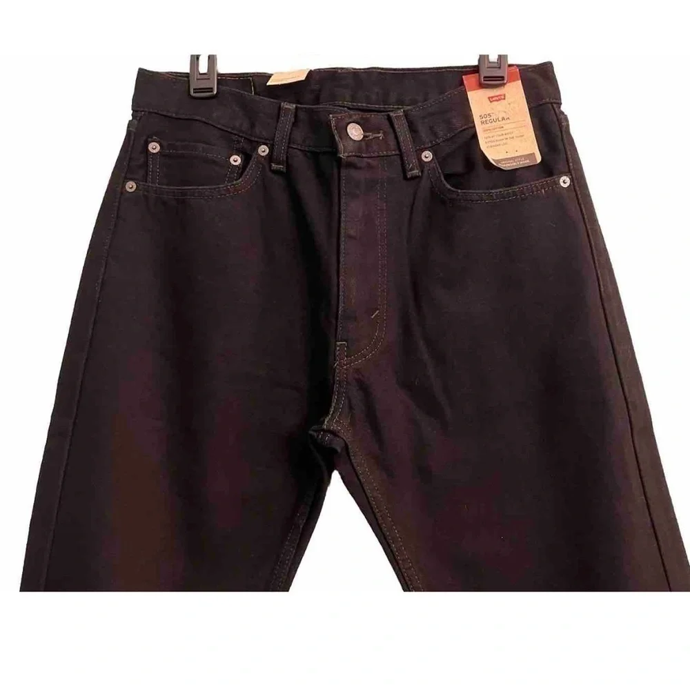 NWT Levi’s 505 Regular Straight Jeans 100% Cotton $70 40x30 New